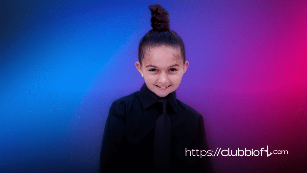 Taylen Biggs with her parents, who have been a constant support in her rise to fashion fame.