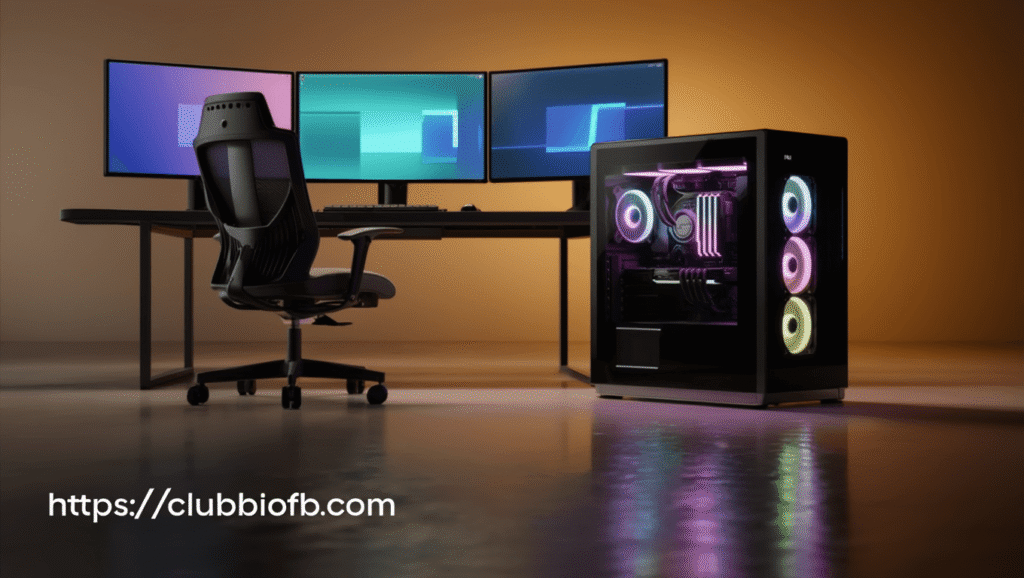 Geekzilla T3 design – Sleek and compact form factor with customizable RGB lighting