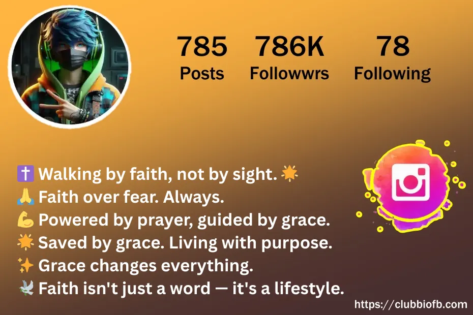 christian bio for instagram