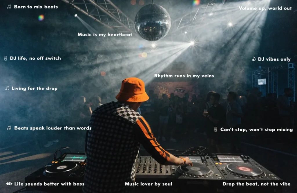 dj lover bio for instagram 1