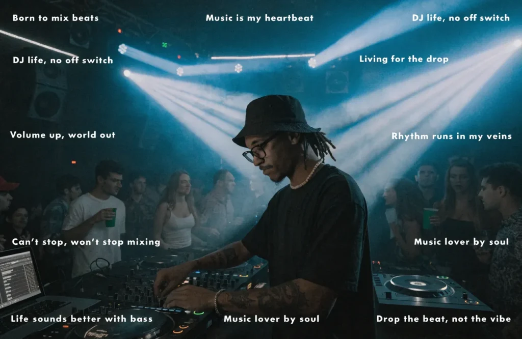 dj lover bio for instagram