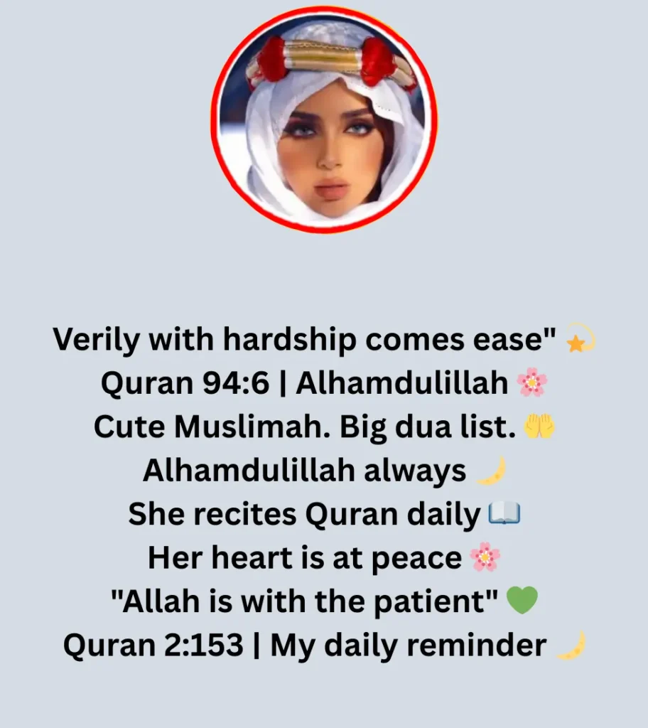islamic bio for instagram for girl 2