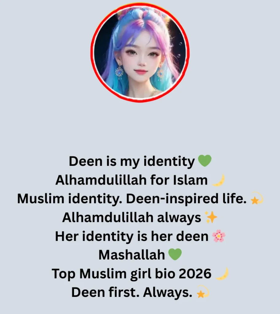 islamic bio for instagram for girl 3