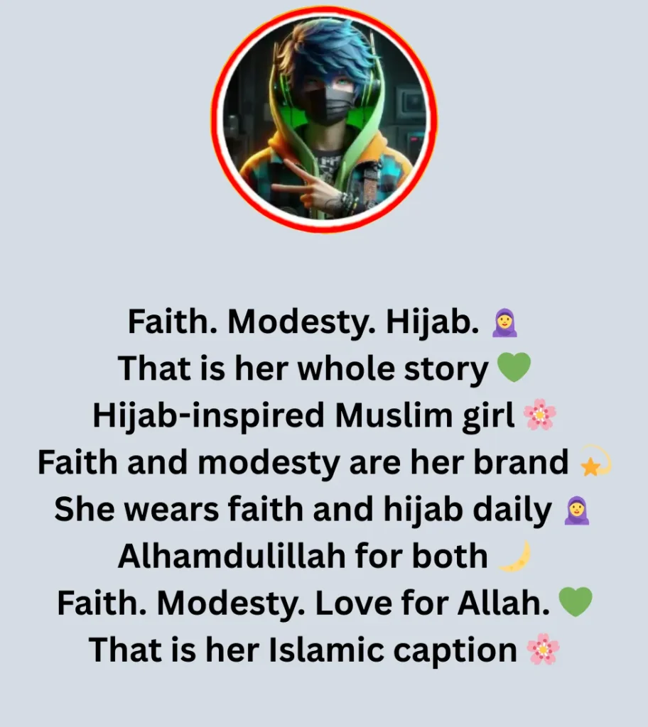 islamic bio for instagram for girl 5