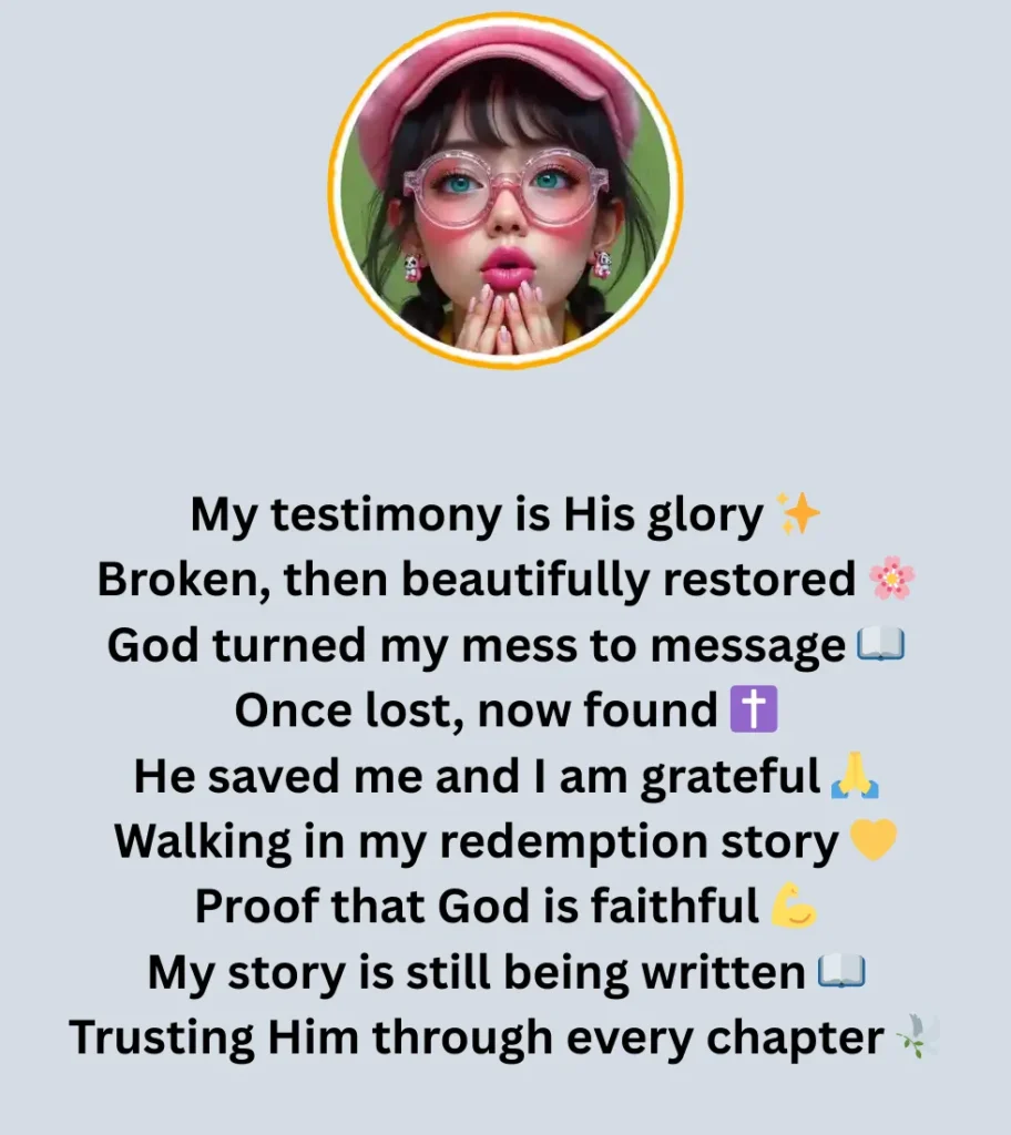 short christian bio for instagram for girl 2