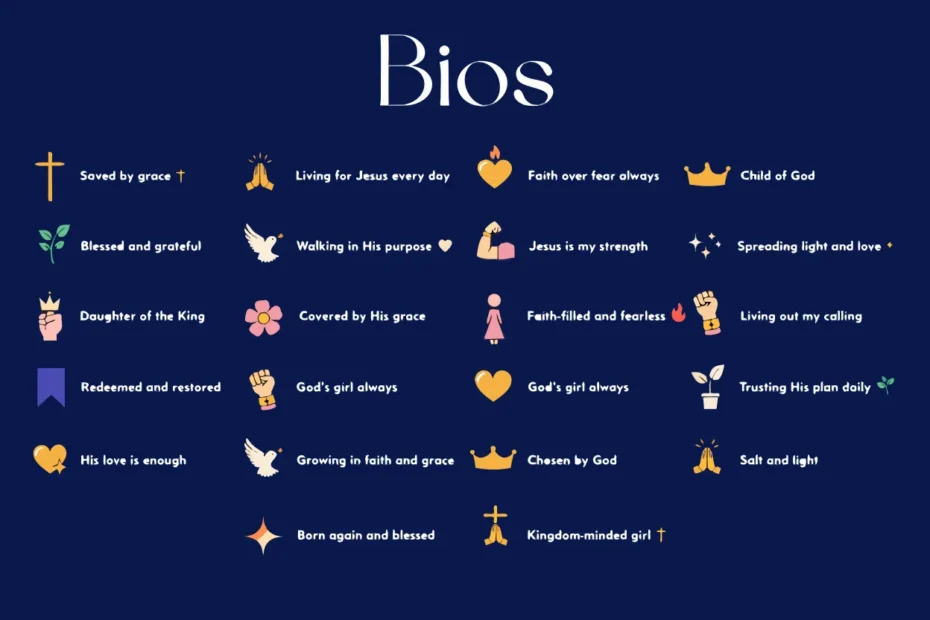 short christian bio for instagram for girl